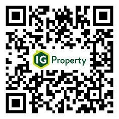 QR code to join the I G Property mailing list